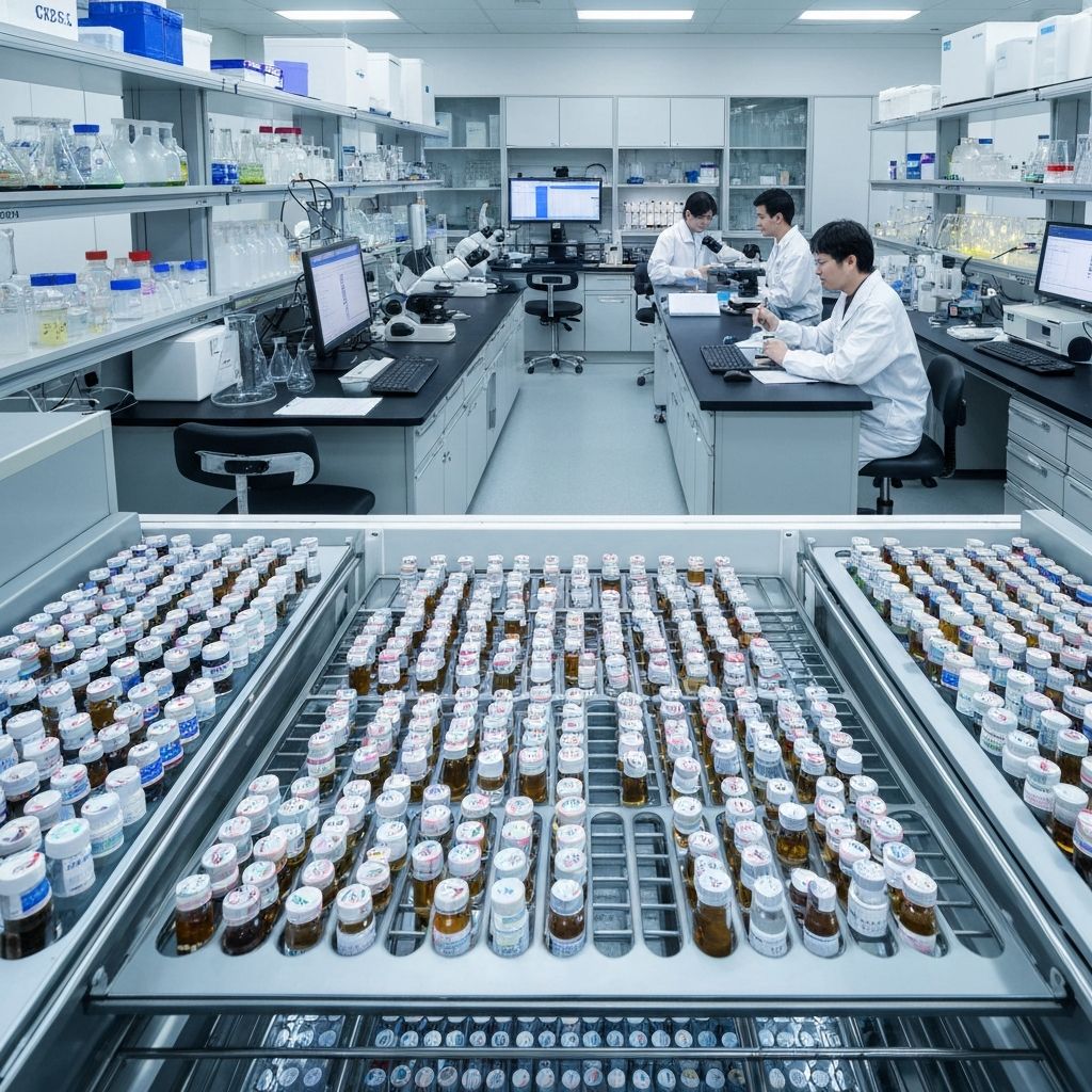 Research laboratory setup